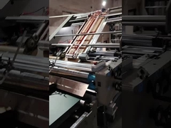 Máquina de laminación de flautas para la industria del embalaje con ahorro de mano de obra