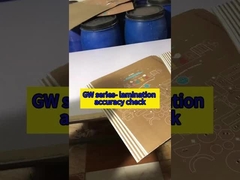 Verificación de la exactitud de la laminación de la serie GW